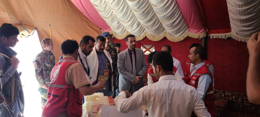 خيمة طبية في مأرب للحجاج القادمين من مناطق سيطرة جماعة الحوثي