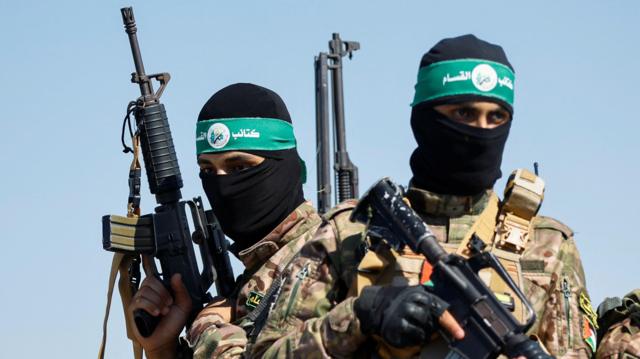 جنود من كتائب القسام الجناح العسكري لحركة حماس