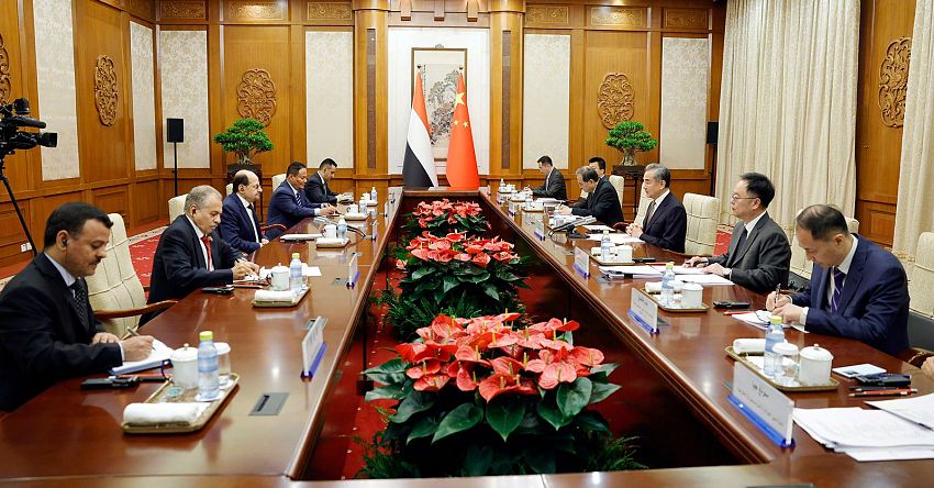 جلسة المباحثات اليمنية الصينية (سبأ)