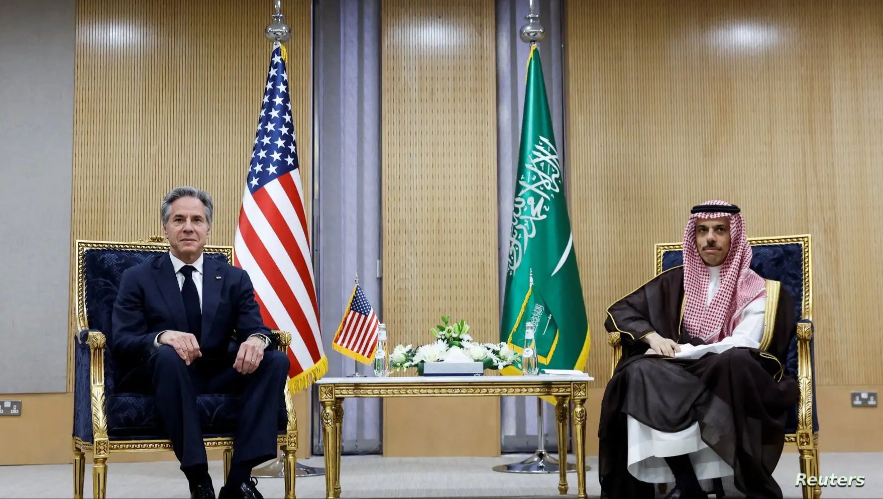 وزير الخارجية الأميركي أنتوني بلينكن ونظيره السعودي فيصل بن فرحان (أرشيفية)