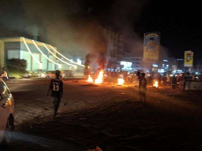 احتجاجات غاضبة في عدن