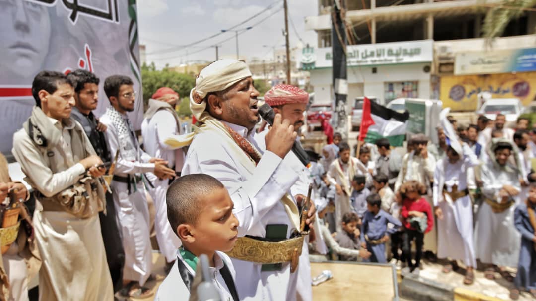 مأرب .. وقفة تضامنية مع الشعب الفلسطيني منددة باستمرار الإبادة الجماعية