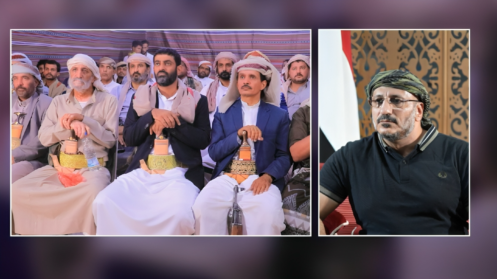 لقاء مرئي لعضو مجلس القيادة الرئاسي طارق صالح ووجهاء محافظتي الجوف ومأرب