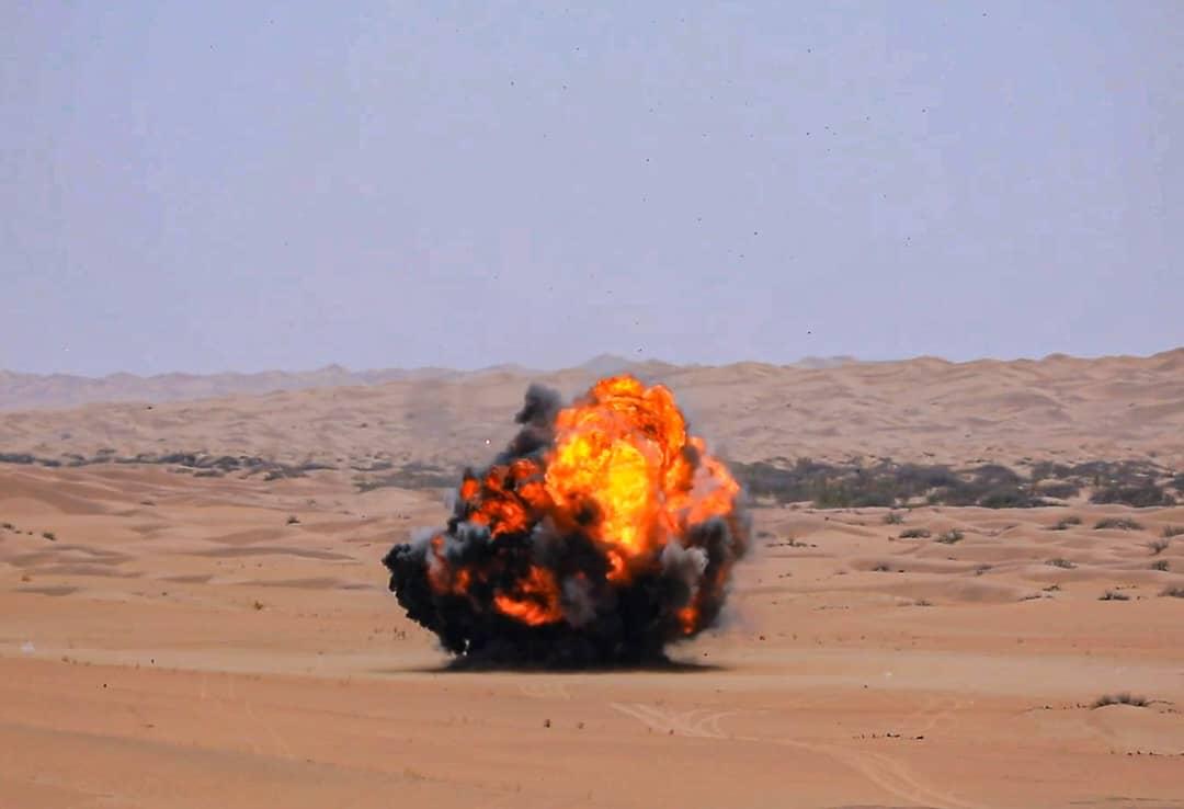 المشروع السعودي مسام ينفذ عملية إتلاف الغام في شبوة المشروع السعودي مسام ينفذ عملية إتلاف الغام في شبوة