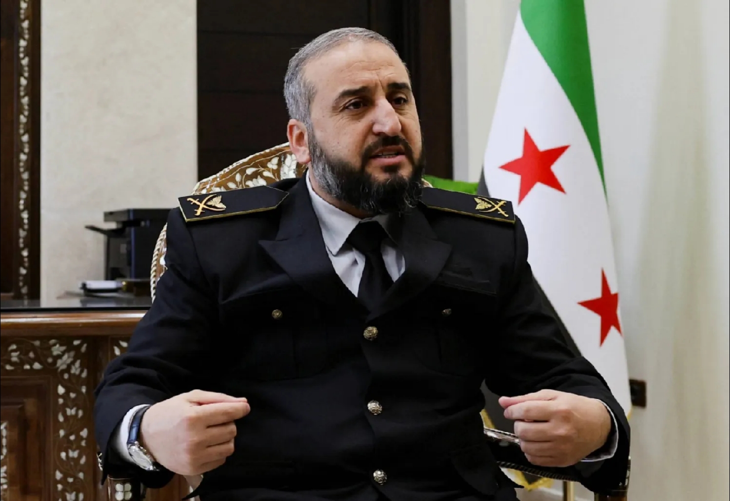 وزير الدفاع السوري مرهف ابو قصرة وزير الدفاع السوري مرهف ابو قصرة