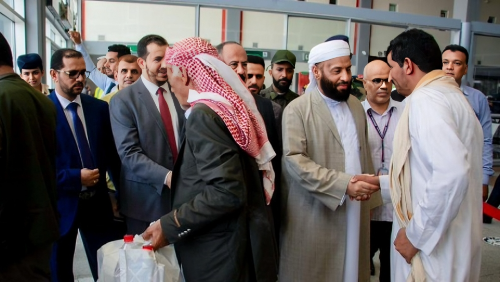استقبال الحجاج اليمنيين استقبال الحجاج اليمنيين