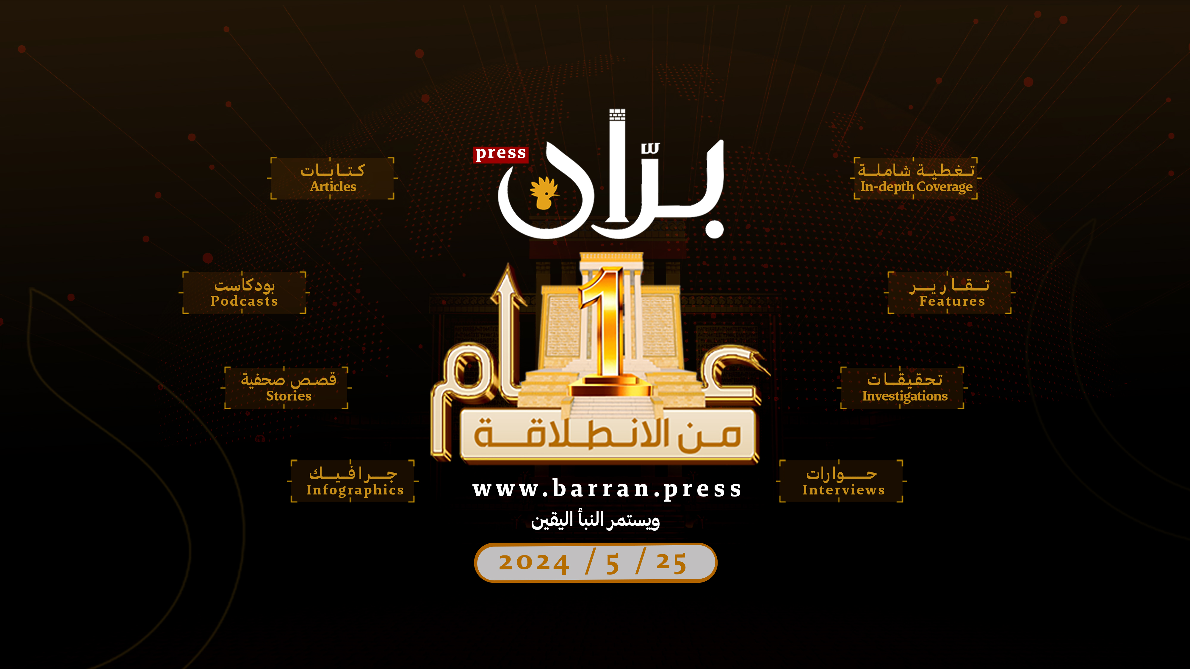 الذكرى الأولى لانطلاقة "بران برس"