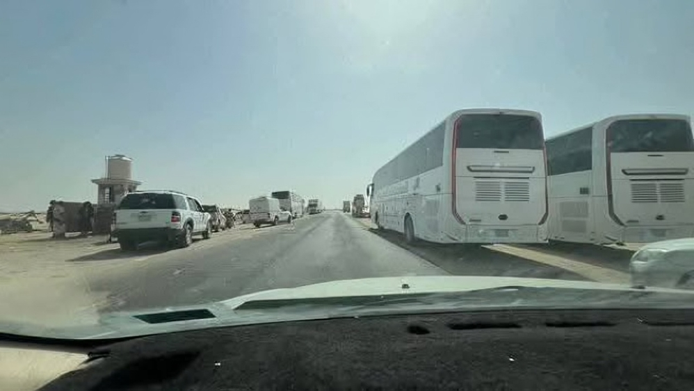 من توقف الحركة في طريق مأرب - حضرموت من توقف الحركة في طريق مأرب - حضرموت