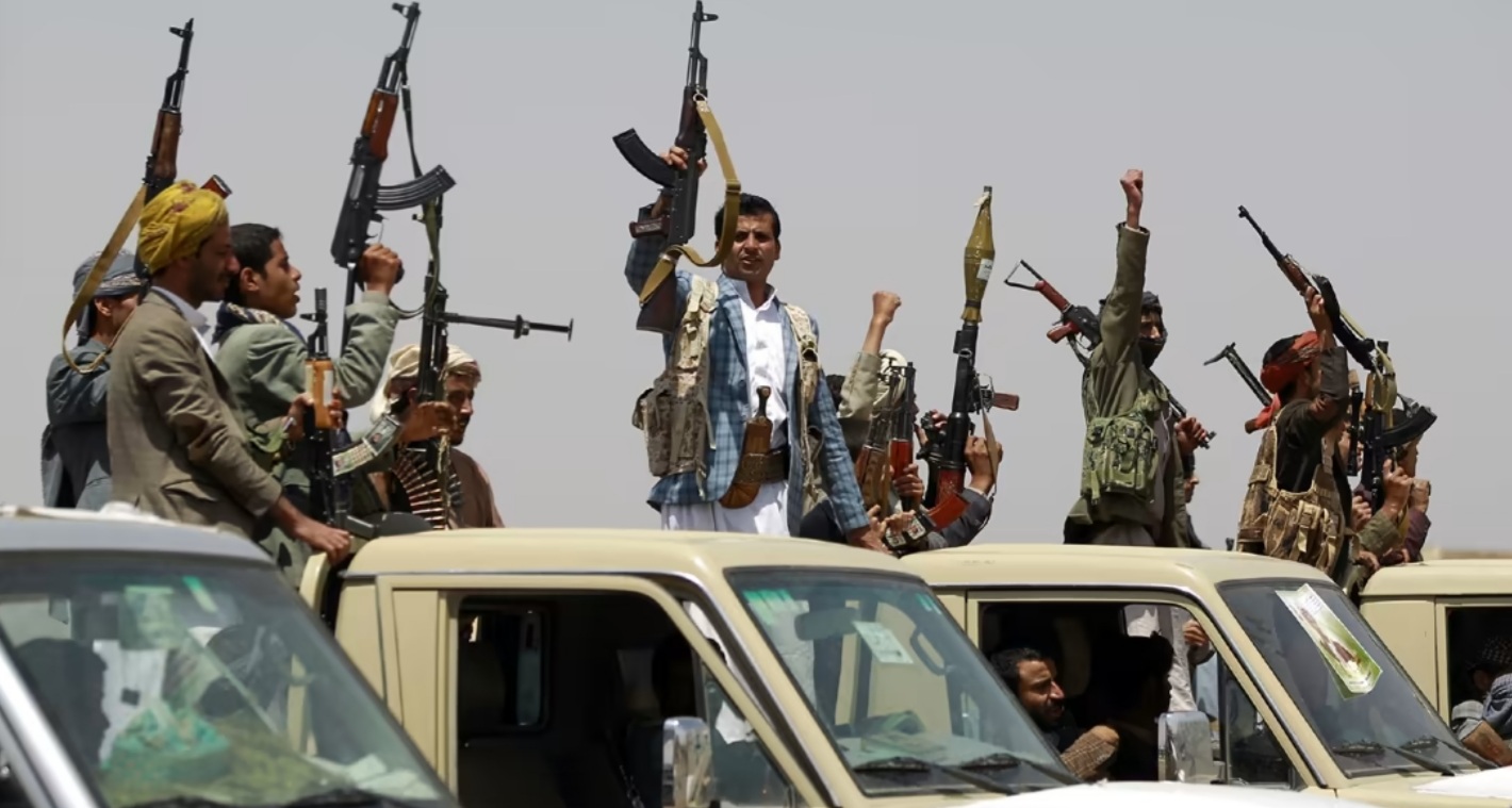صورة ارشيفية لعناصر جماعة الحوثي في اليمن صورة ارشيفية لعناصر جماعة الحوثي في اليمن