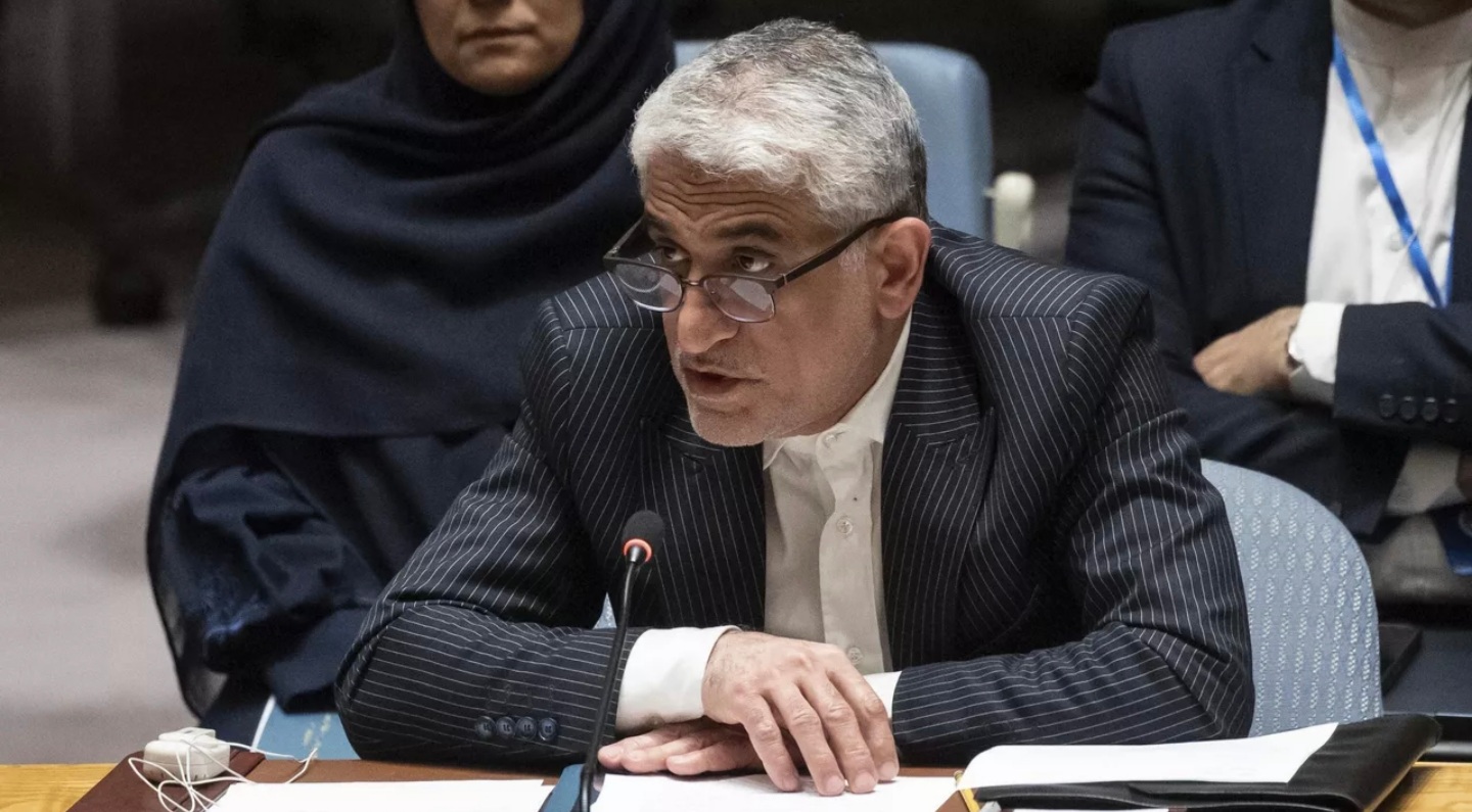 المندوب الايراني لدى الامم المتحدة امير إيرواني المندوب الايراني لدى الامم المتحدة امير إيرواني