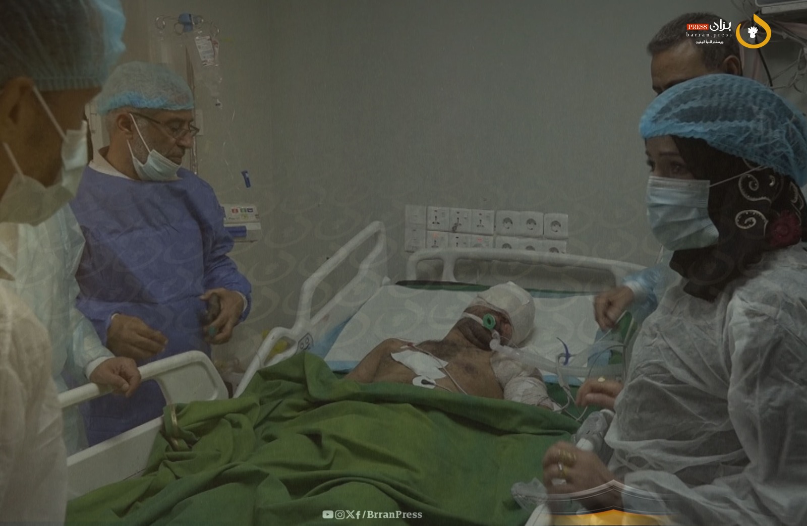 من جرحى الاستهداف الحوثي لمحطة الوقود